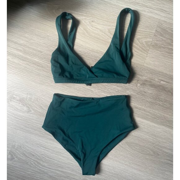 Teal Bikini - Wanderlust, High Waisted - Picture 1 of 2